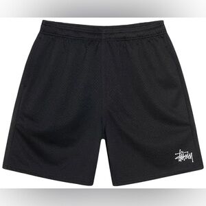 STUSSY Black Mesh Shorts